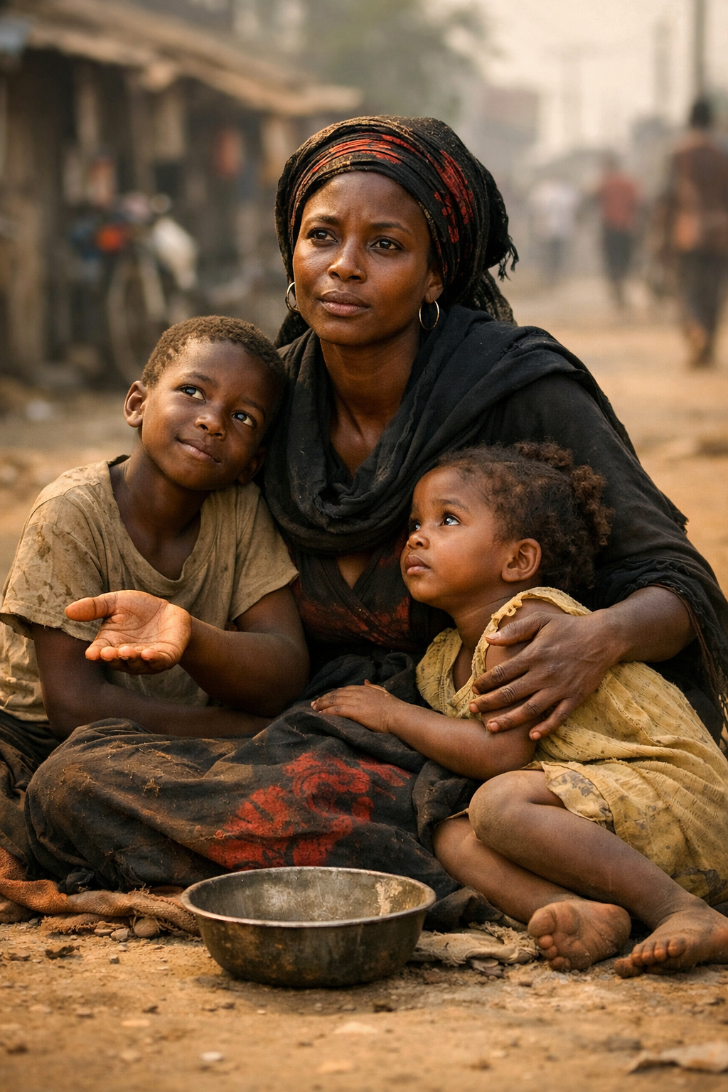 A Family's Plea for Food