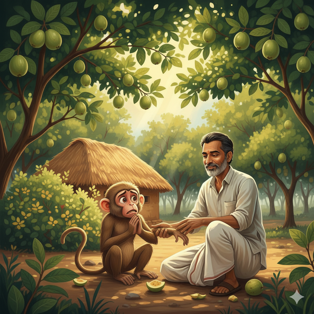 রামুর অমরূদ বাগানের যত্ন ও শান্তি