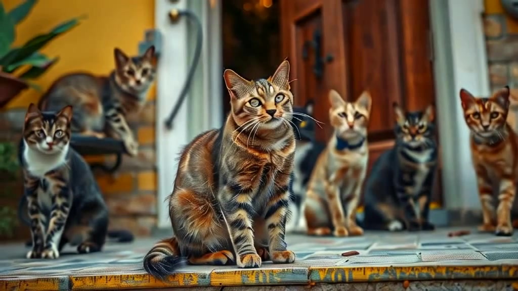The Stray Cat and the Kind Old Lady