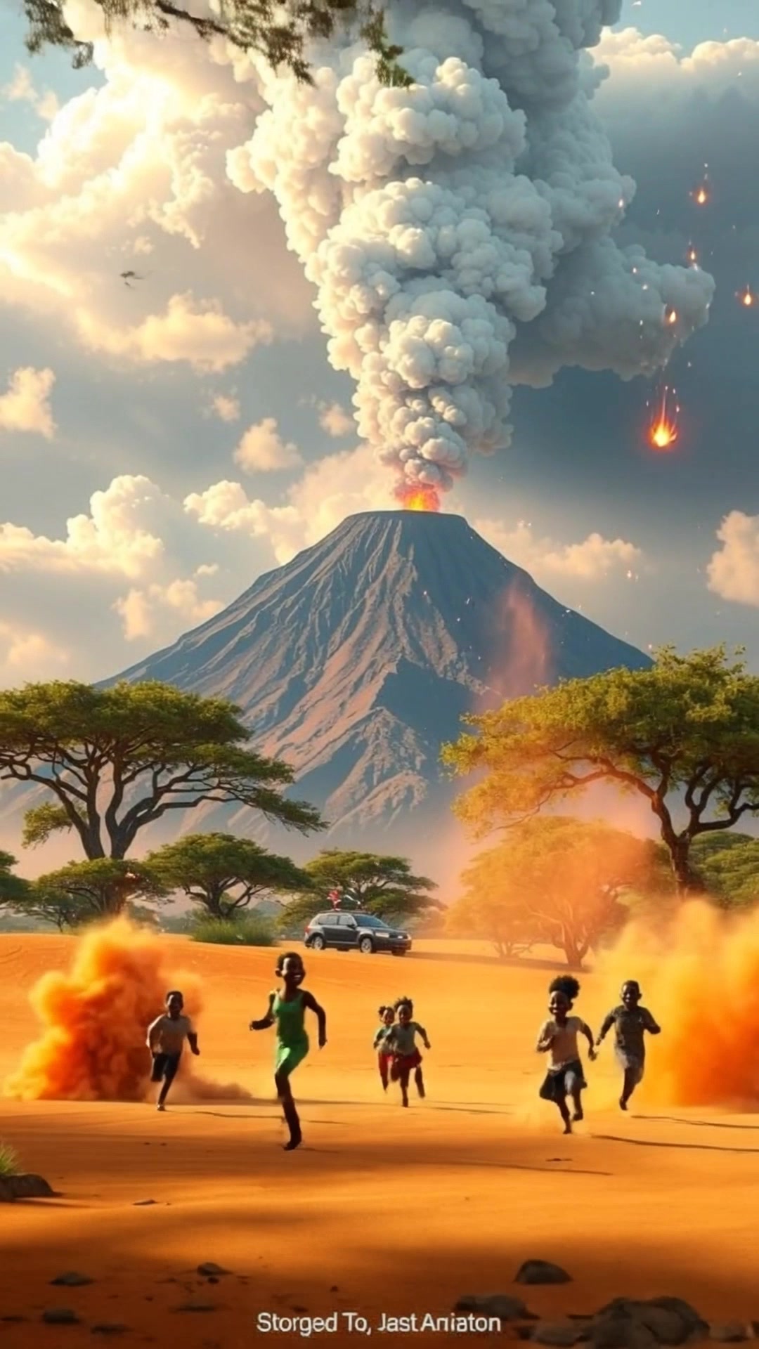 Eruption of Change: Africa's Divide Amidst Volcanic Fury