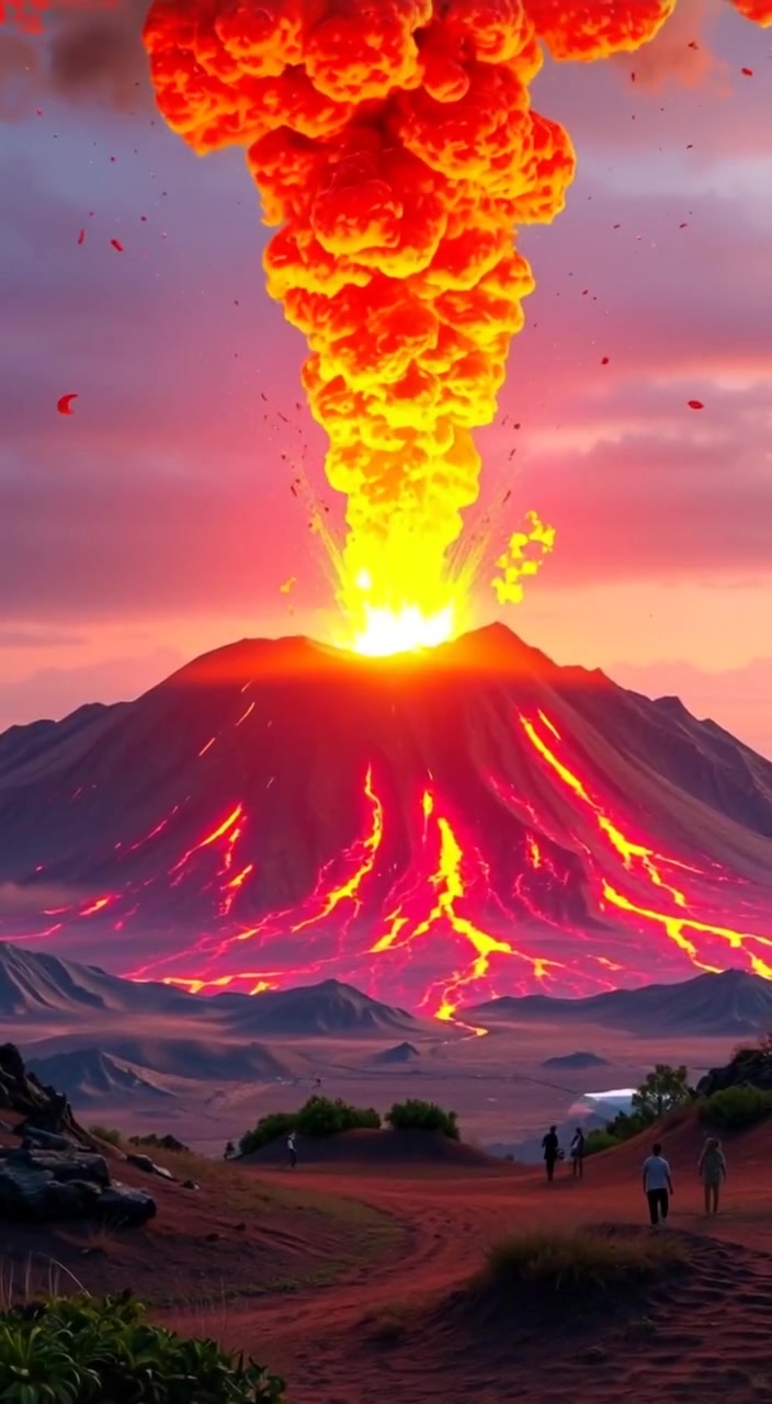 Ice Cream Eruption: A Sweet Disaster!