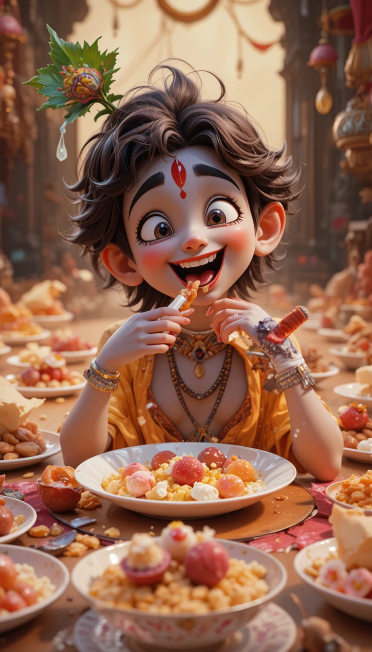 कृष्ण जी की मिठाई के लिए मजेदार यात्रा!