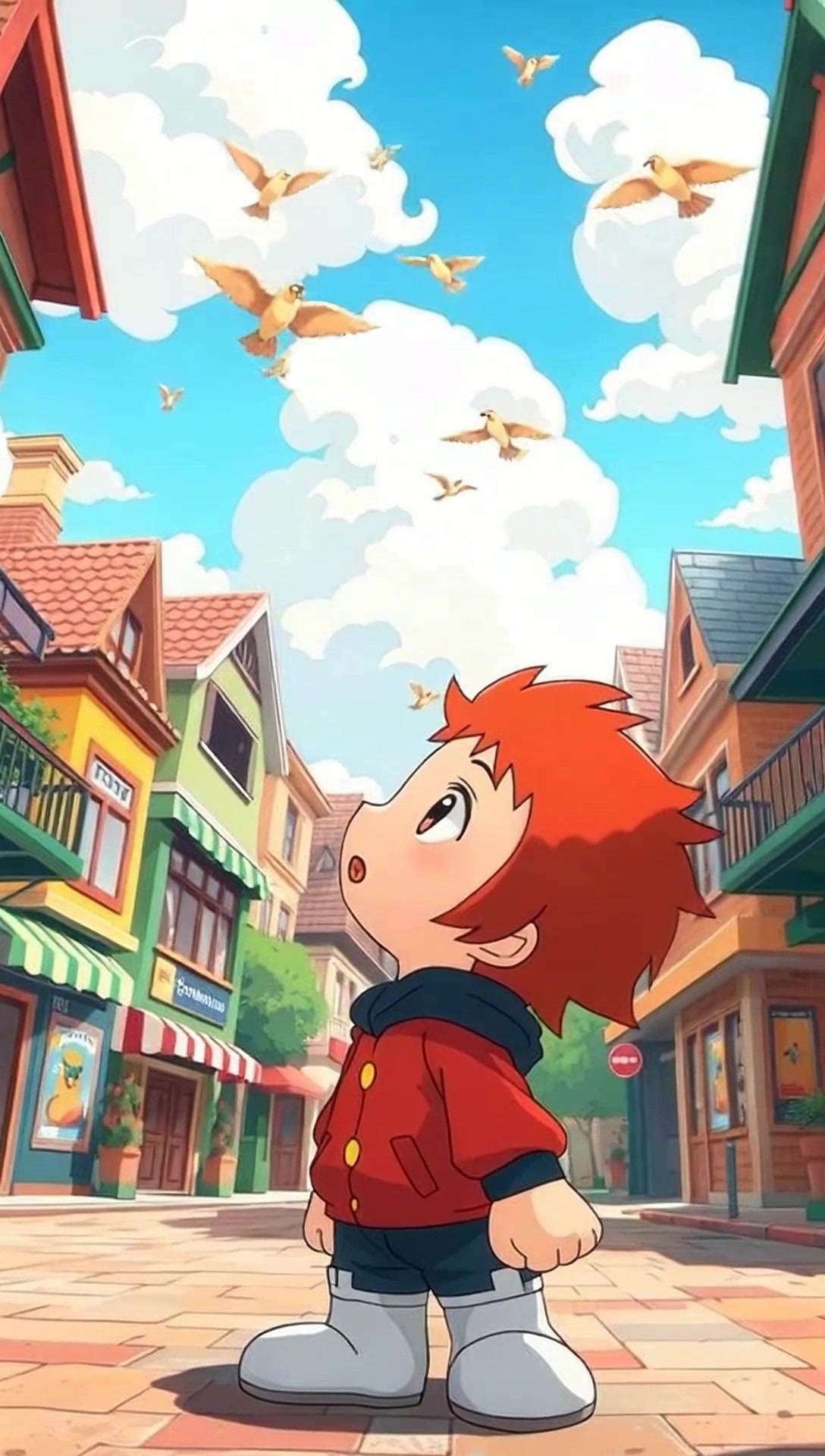 Love Among the Clouds: A Cartoon Romance