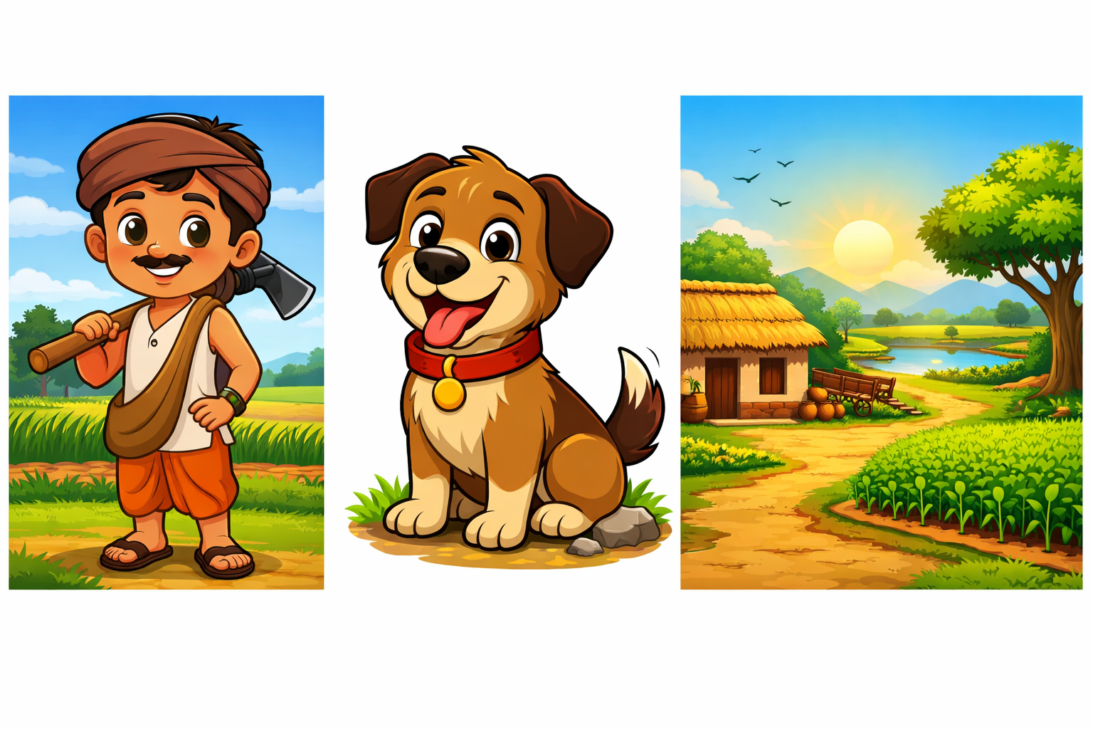 गरीब किसान और उसका वफादार कुत्ता