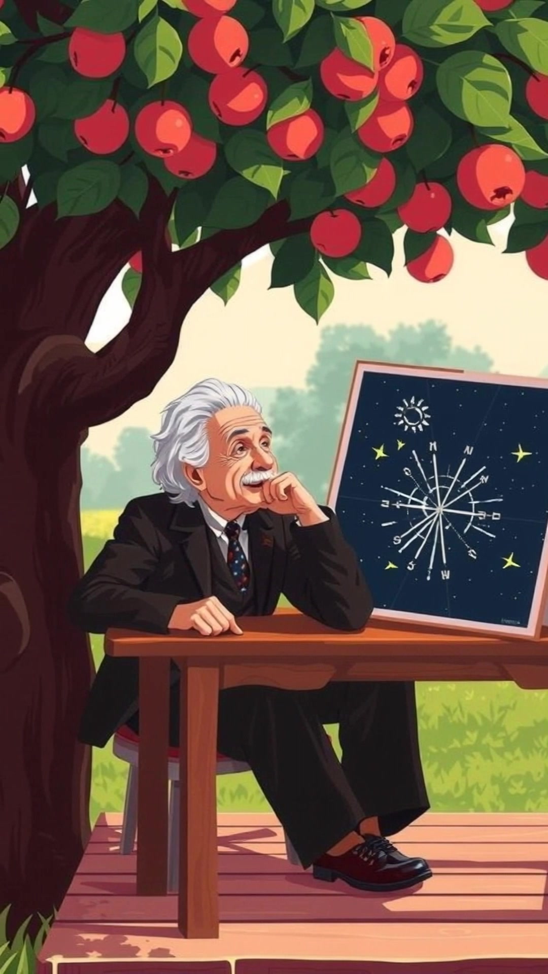 سقوط التفاحة على رأس أينشتاين