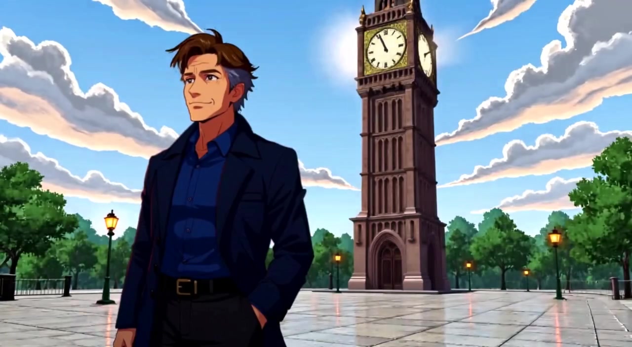 The Man and the Clock Tower