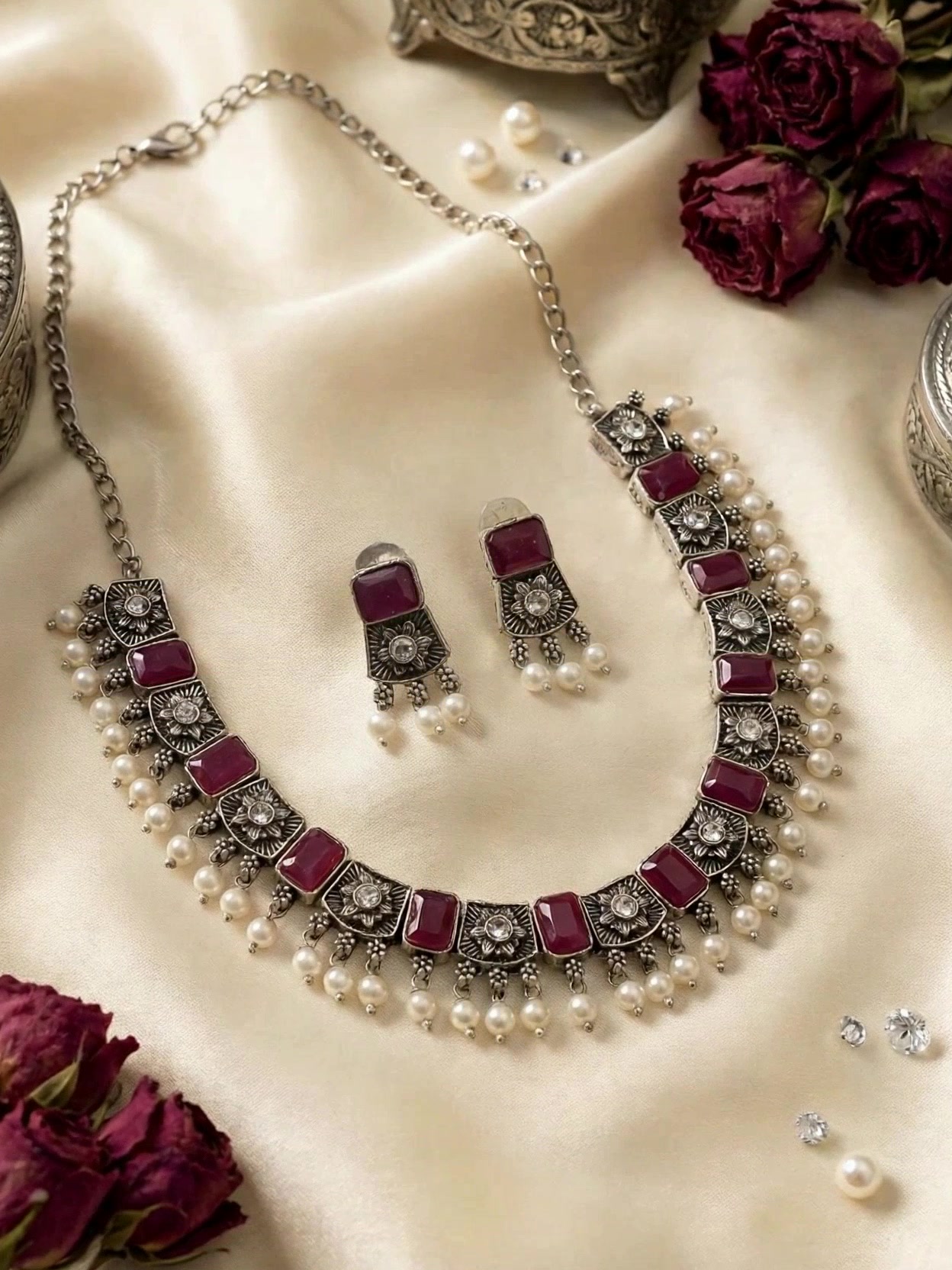 Timeless Elegance: German Silver Jewelry Showcase