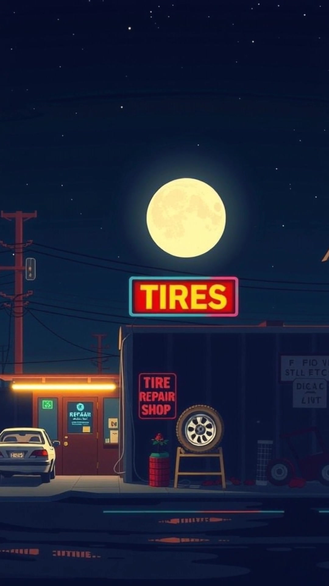 Night Shift of Shadows: A Tire Shop Terror