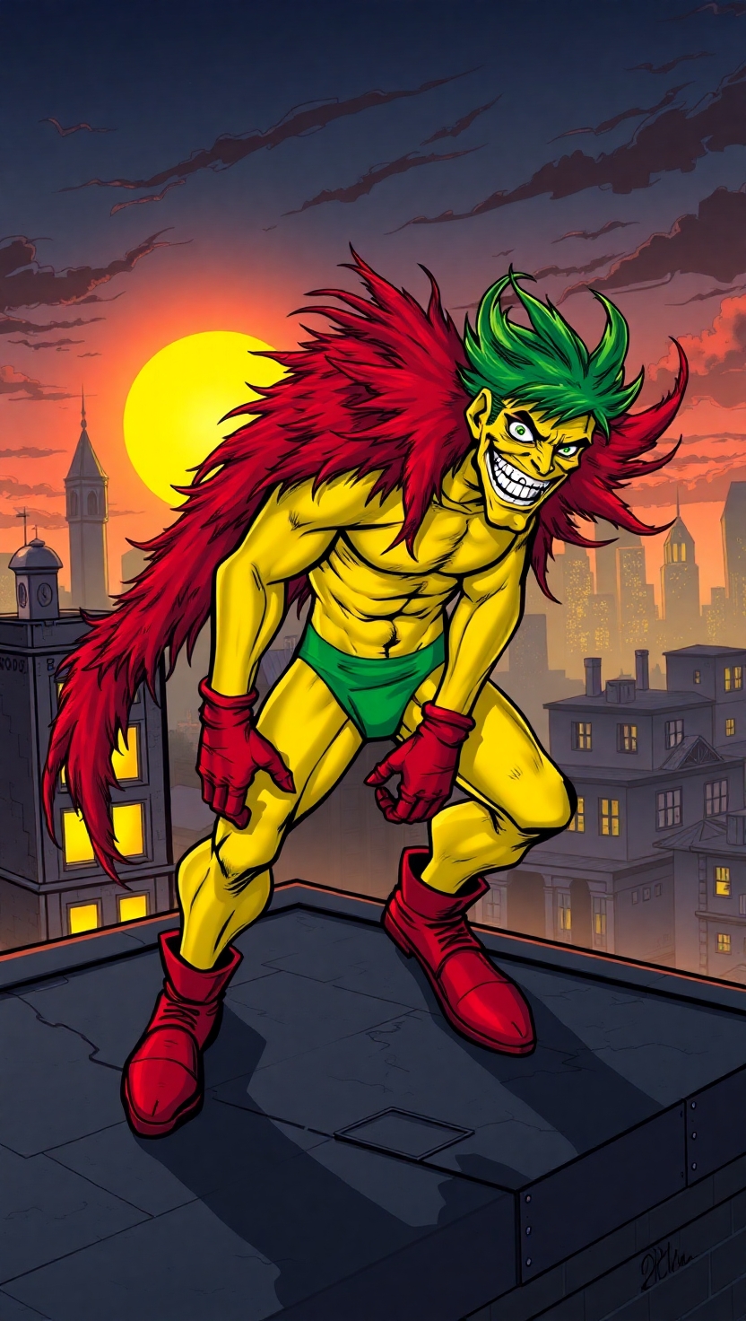 From TV Host to The Creeper: The Eccentric Hero's Transformation!