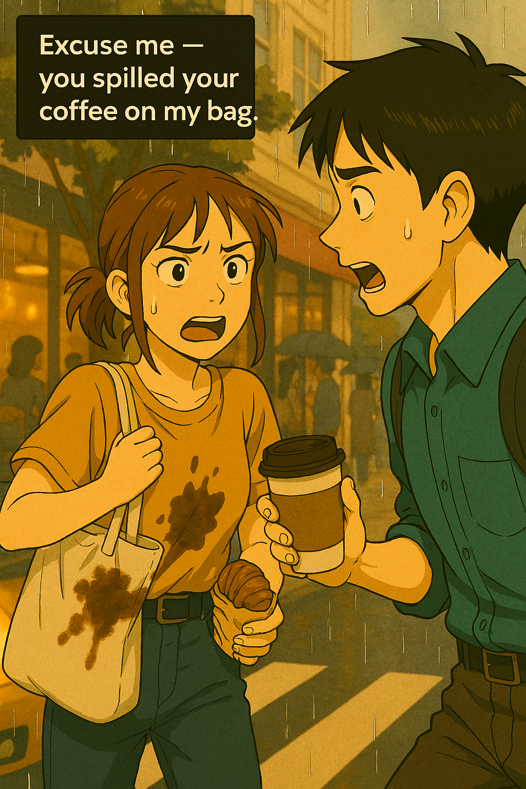 A Coffee Spill and a Chance Encounter