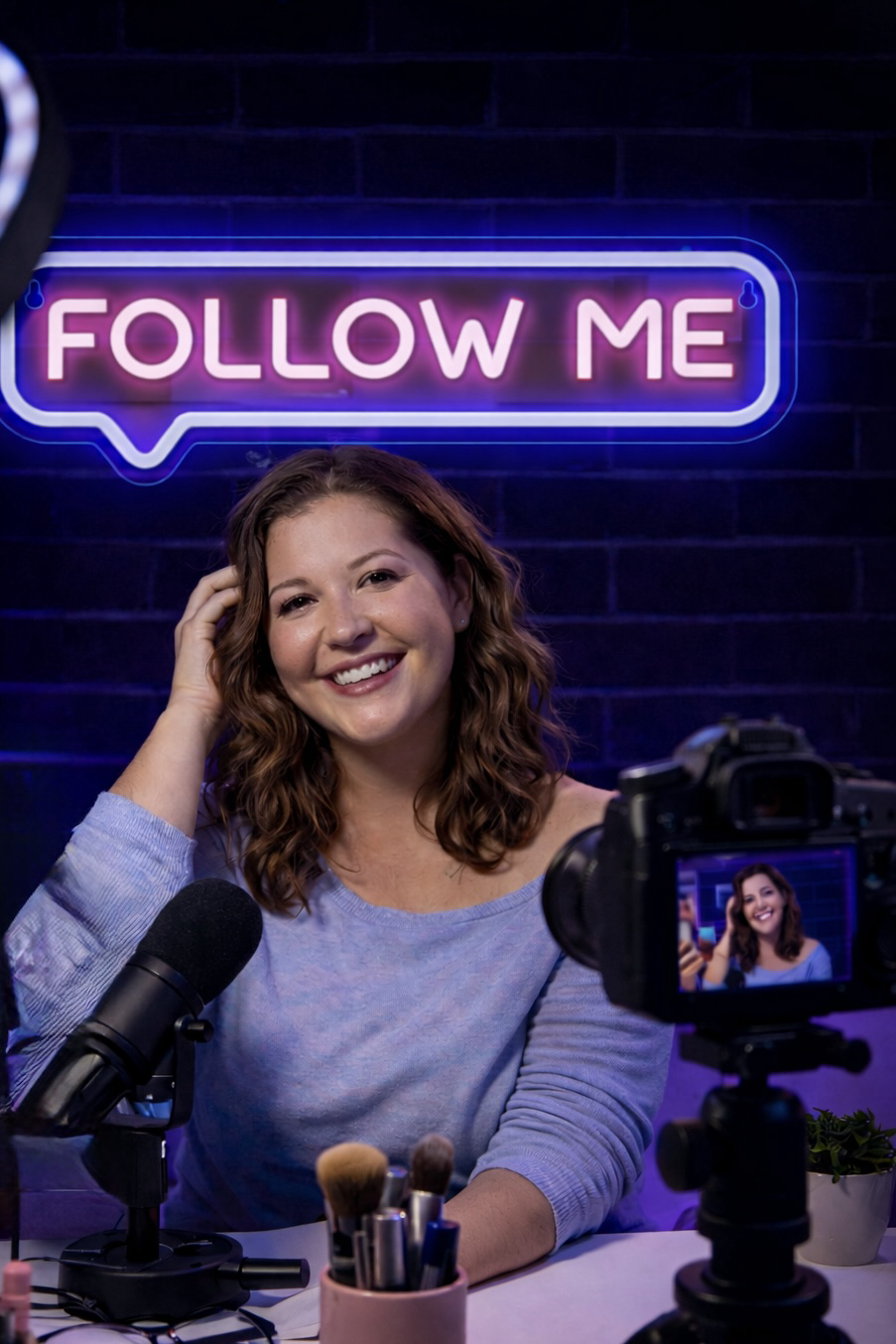 Transform Your Setup with the Follow Me Neon Sign