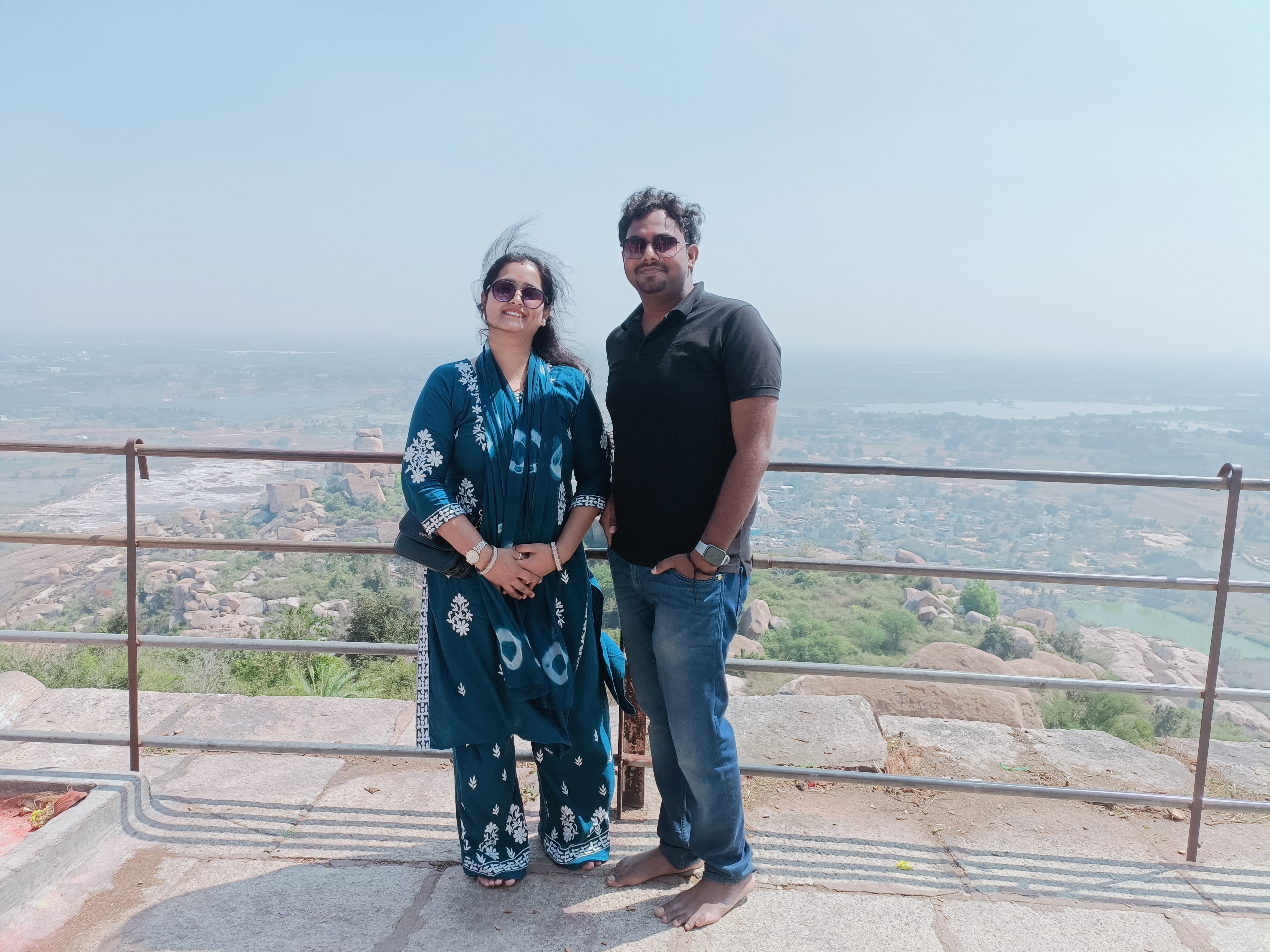 Travelling to Avani Betta Bangalore in Cartoon Format