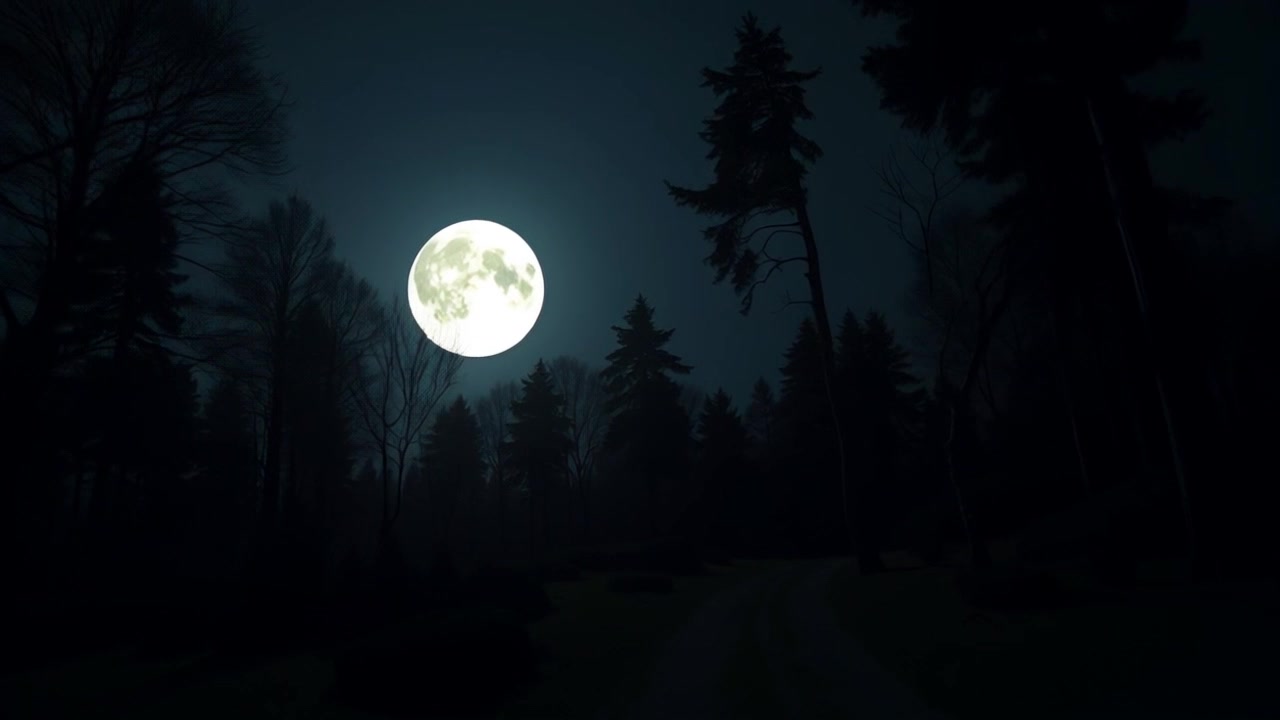 Calm Crescent: Nocturnal Mosque Serenity
