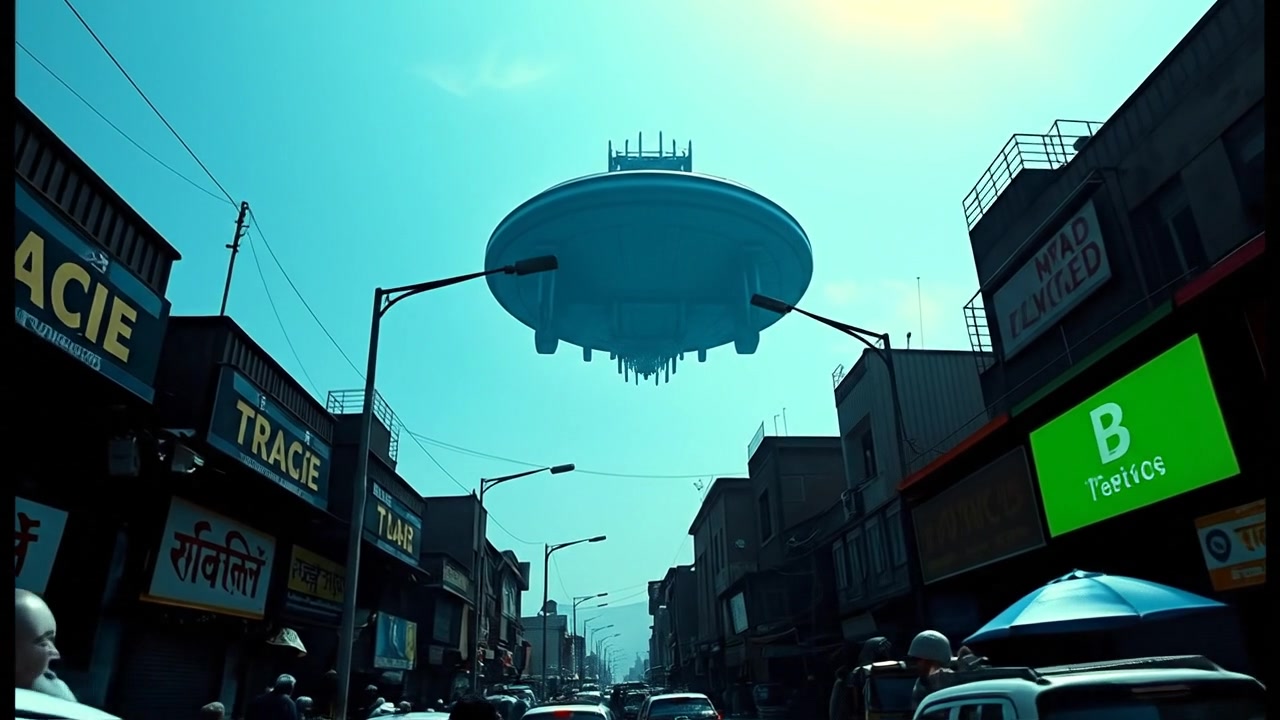 Aliens Land in Pakistan: Enjoying Chicken Karahi and Lassi!