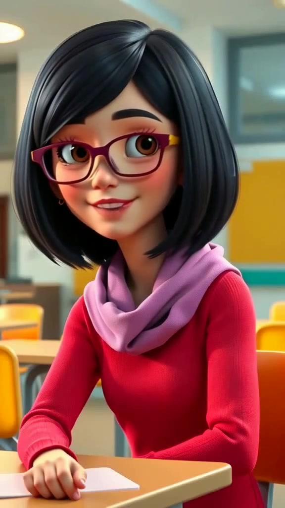 Rani di Kelas Modern: Fokus dan Ceria
