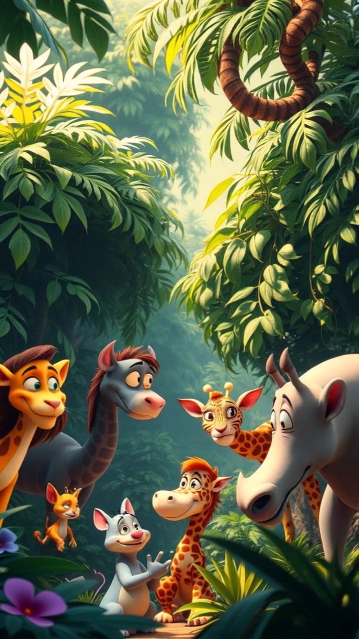 Persahabatan Raja dan Kancil di Hutan