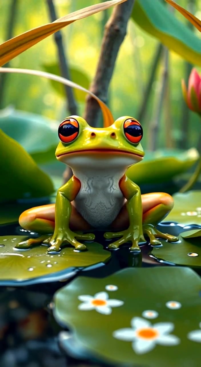 The Frog's Friendship: A Pond Adventure