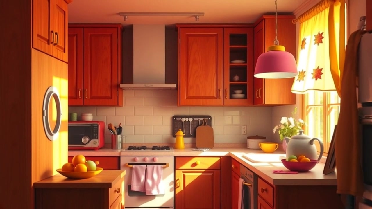 A Whimsical Morning: The Cat Chef's Blender Adventure