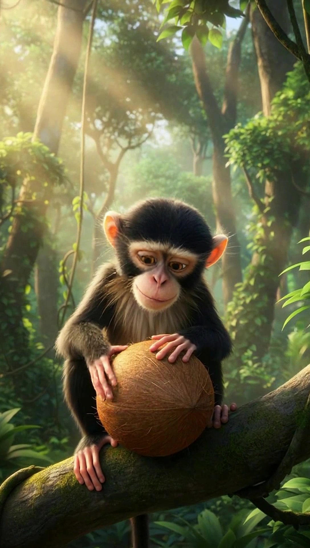 मोमो की शरारत और कछुए का आनंद