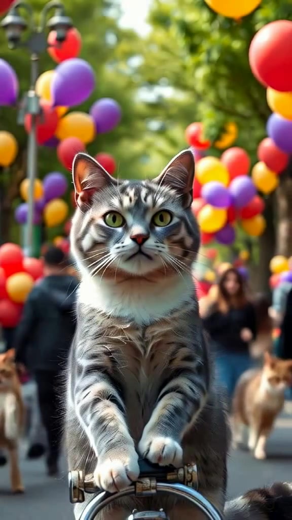 Unexpected Friendship: A Cat and Dog's Park Adventure