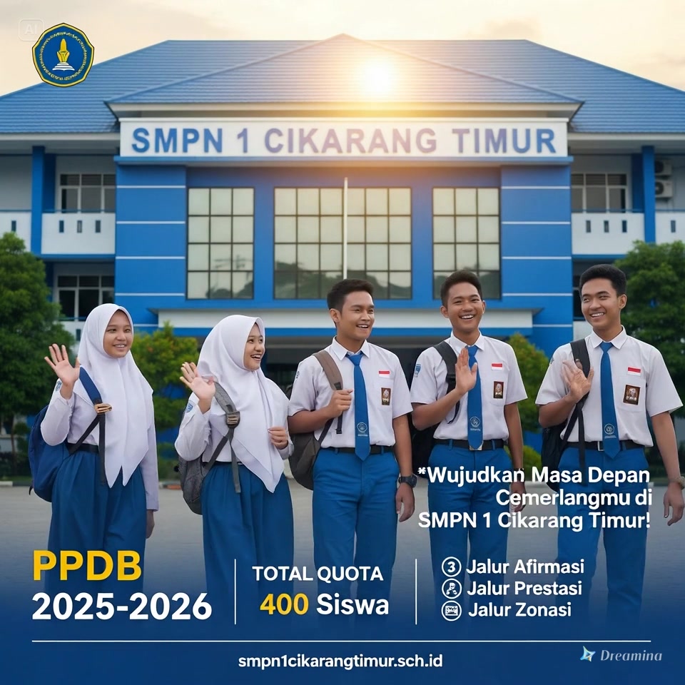 Promosi PPDB SMPN 1 Cikarang Timur: Jalur Afirmasi, Zonasi, dan Prestasi