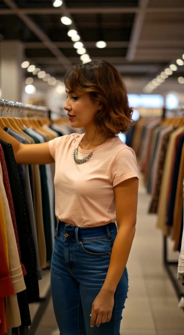 Customer Receives Wow Momo Voucher at Fashion Retail Store