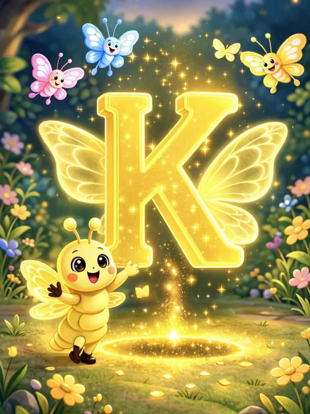 Learn the Letter K with Bibi the Butterfly!