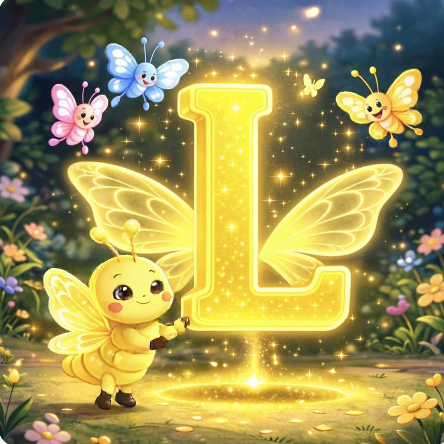 Learn the Letter L with Bibi the Butterfly!