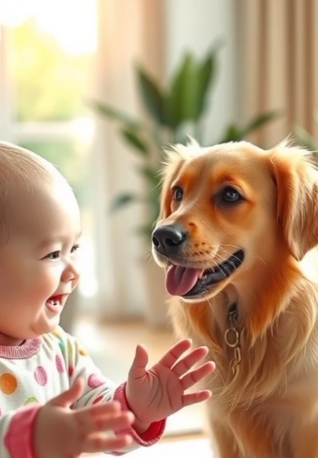 Baby and Puppy Playtime