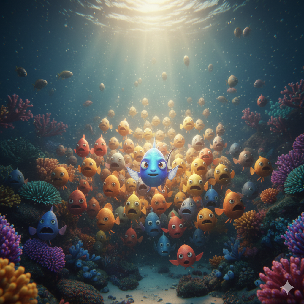 Neeli Machhli ki Bahaduri