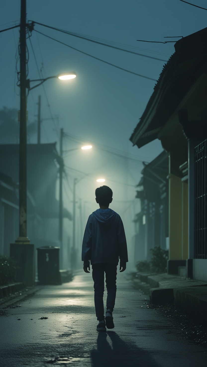 Bayangan Ayah di Malam Gelap