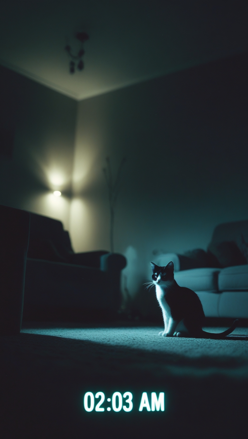 Suara Misterius dari Kucingku di Malam Hari