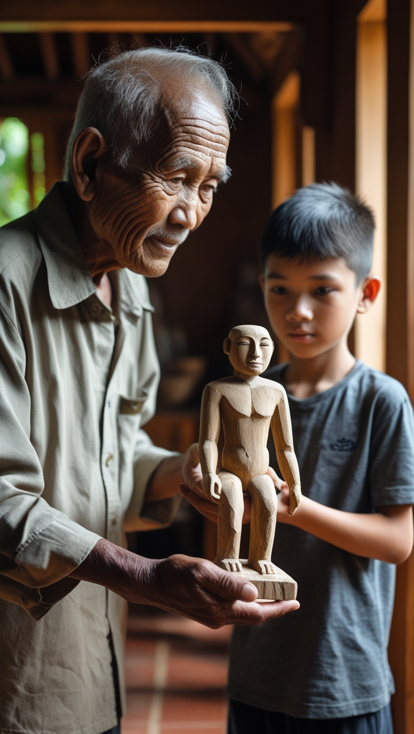 Patung Kayu yang Hidup