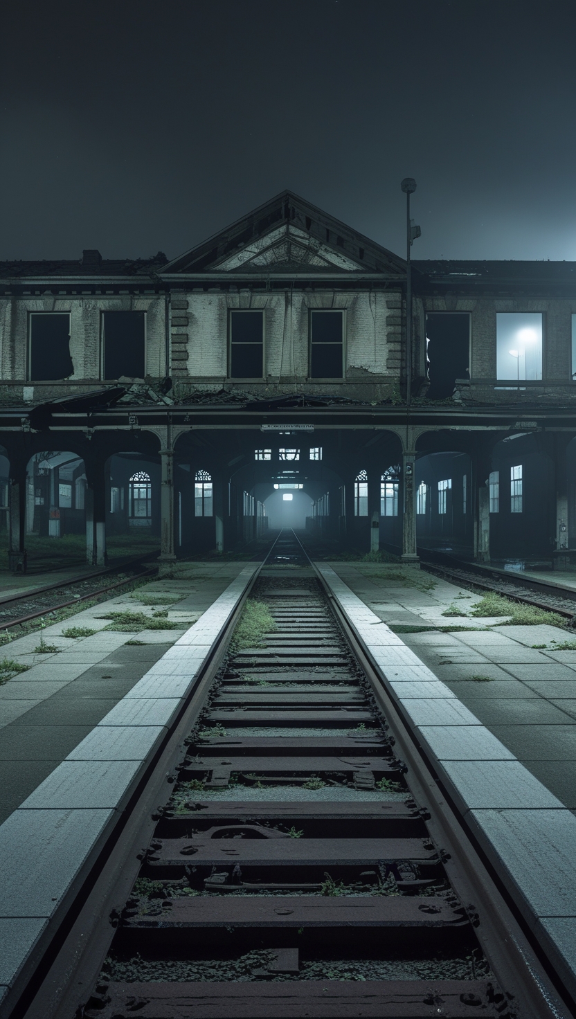 Penumpang Malam di Stasiun Tua