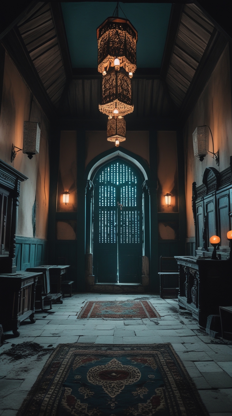 Lampu Misterius di Perpustakaan Tua