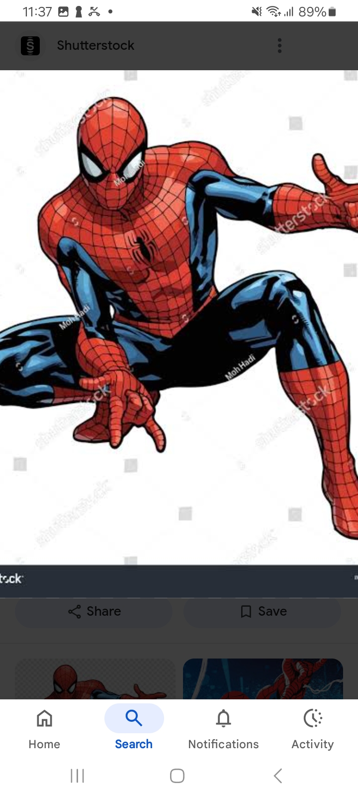 Spider Man Says Hello Girl