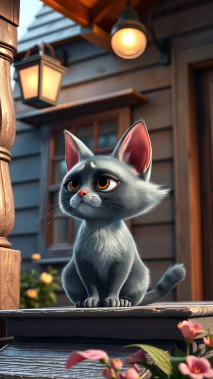 Momo: Kucing Kesepian di Tengah Hujan