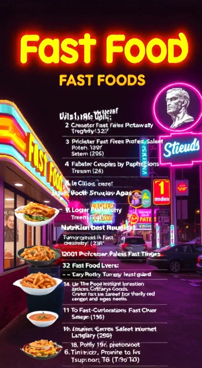 A burger gently rotates, revealing its layers, while nutritional benefits appear alongside each ingredient in a soft glowing text.