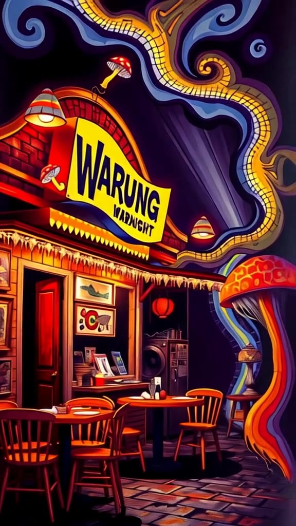 Warung Tengah Malam yang Menyeramkan