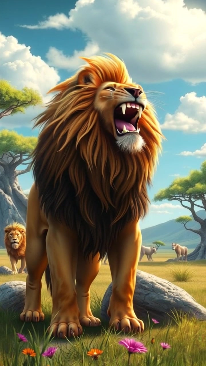The Tale of King Lion and His Kingdom