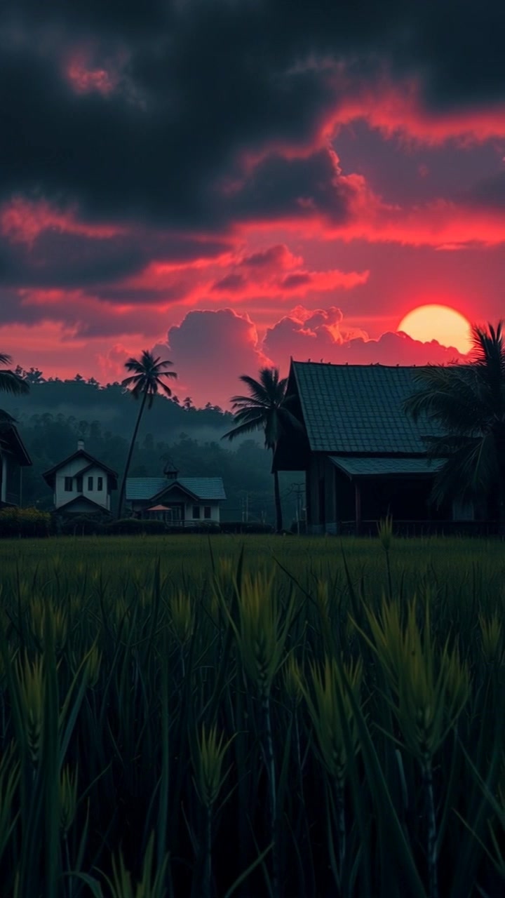 Penjaga Rumah Tengah Sawah: Aturan Malam yang Mengerikan
