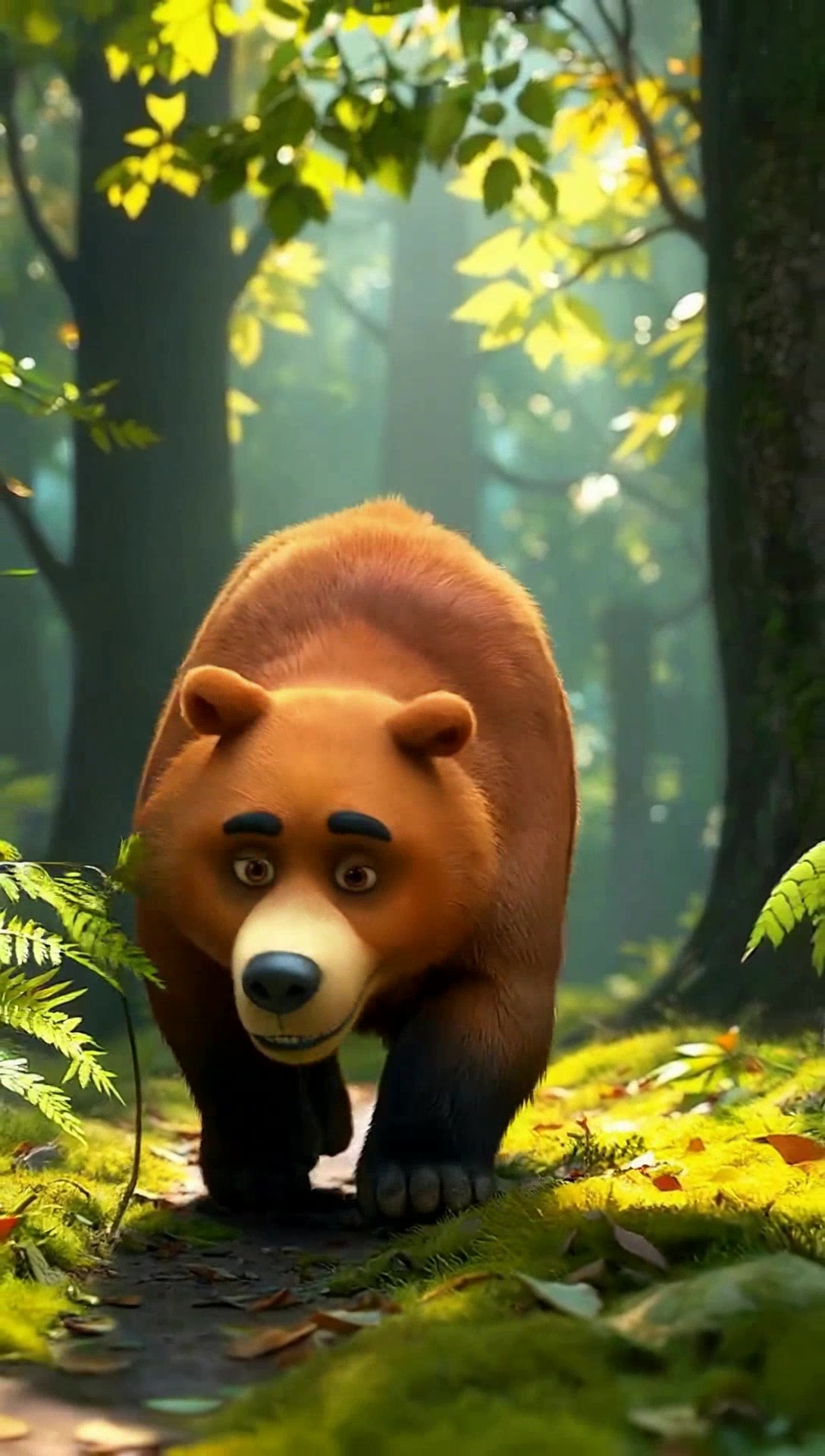 भालू की शहद की खोज और दोस्तों की मदद