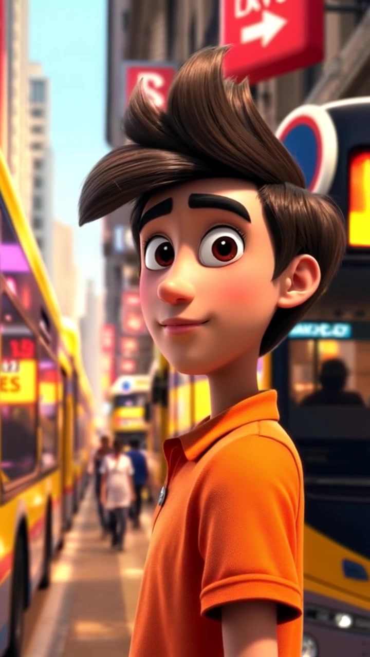 पिता की बस का इंतज़ार