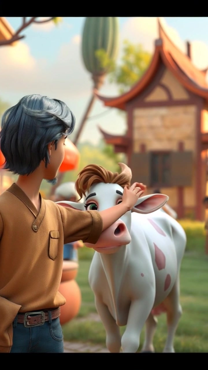 गायों की दोस्ती और किसान की खुशी