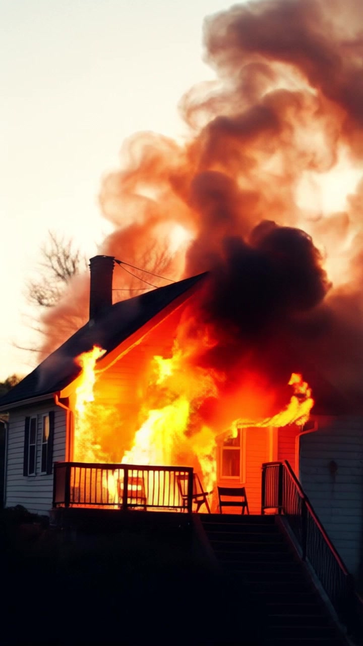 Inferno in Konoha: Naruto's Home Ablaze