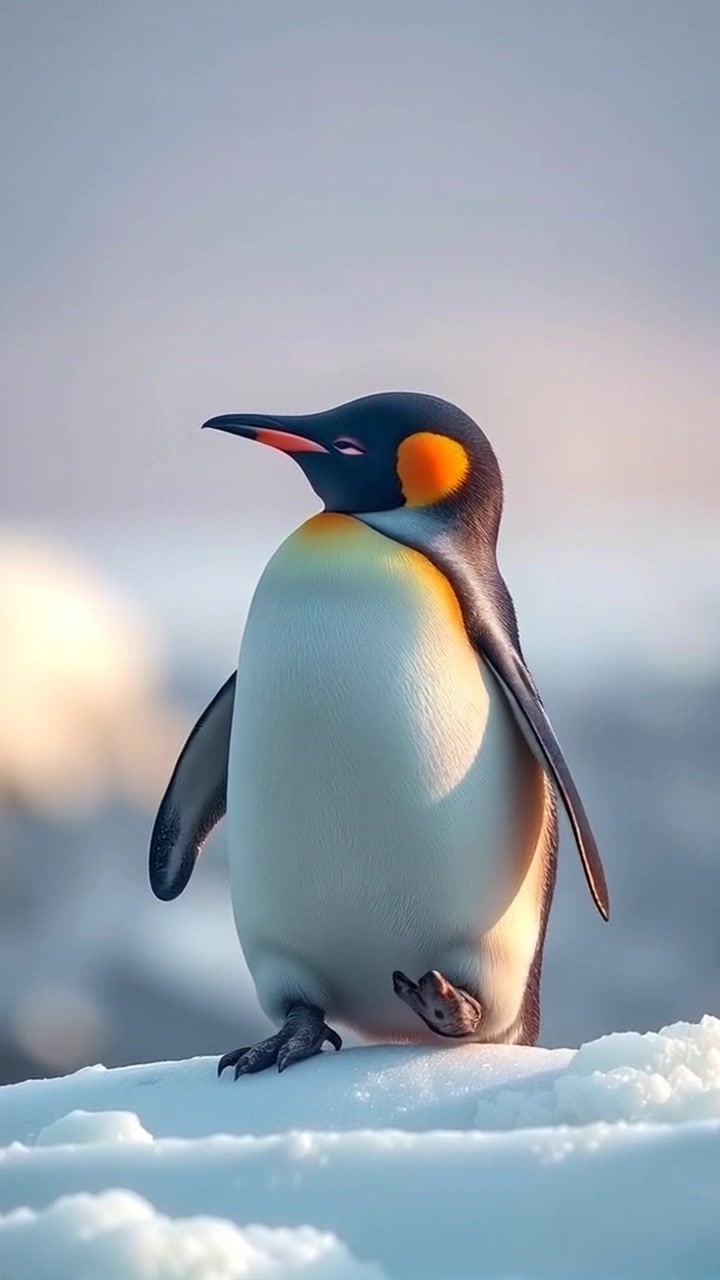 Pinguin dan Temannya: Uji Keberanian di Air!