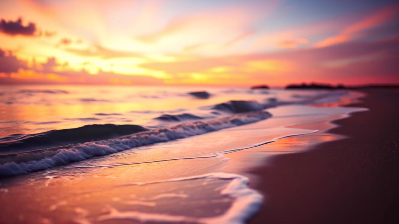 Keindahan Senja di Pantai