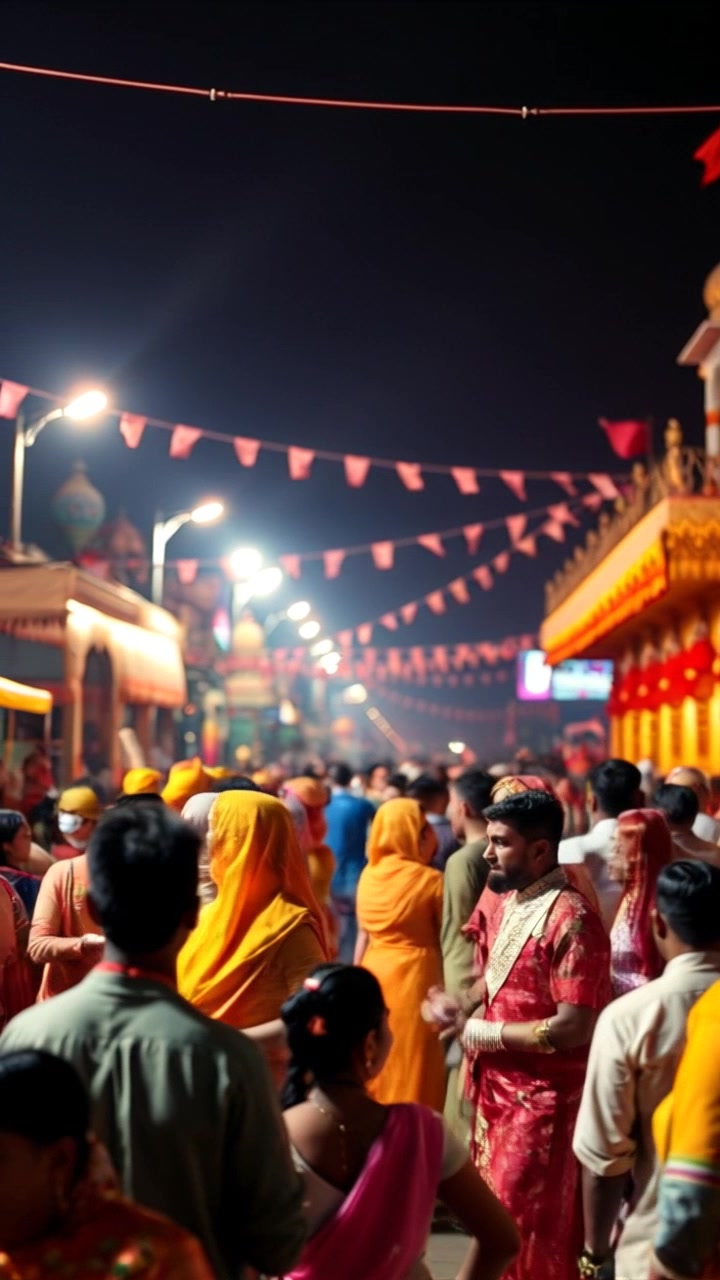 गाँव के उत्सव में महिलाओं का नृत्य