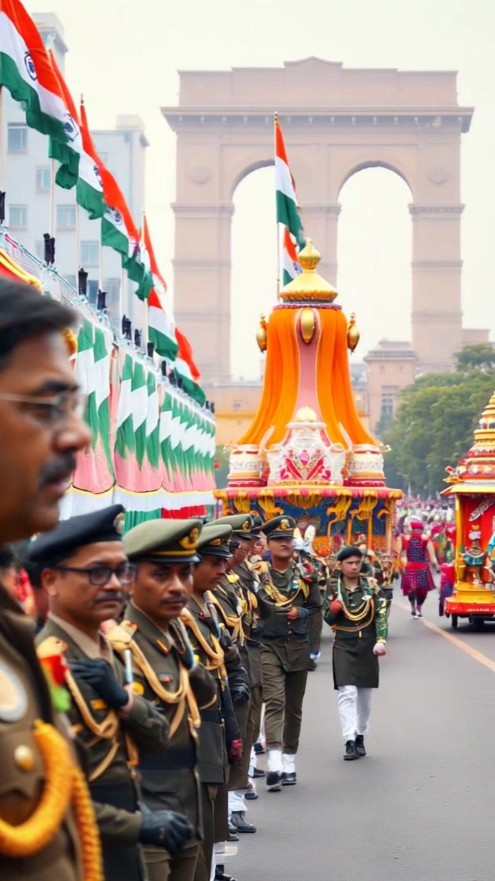 Ultra Hyper-Realistic Republic Day Parade at Rajpath