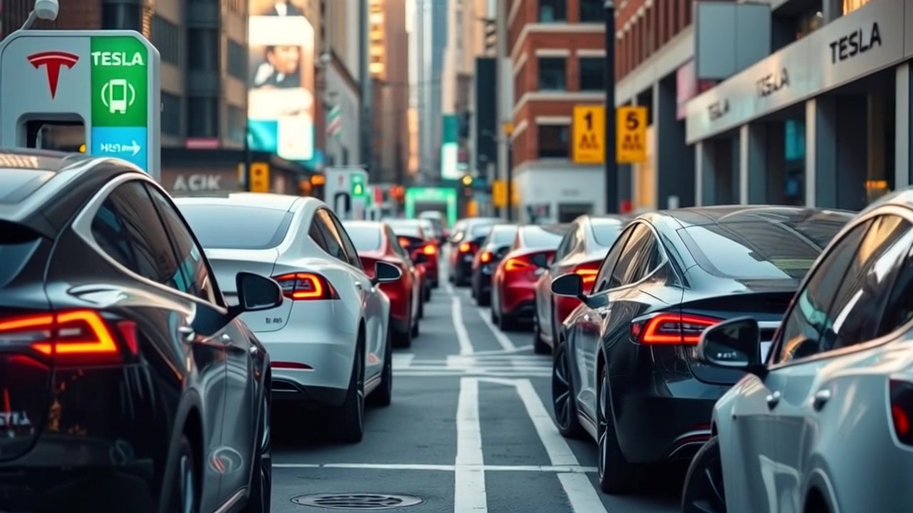 Neon Dreams: The Futuristic Electric Car Experience
